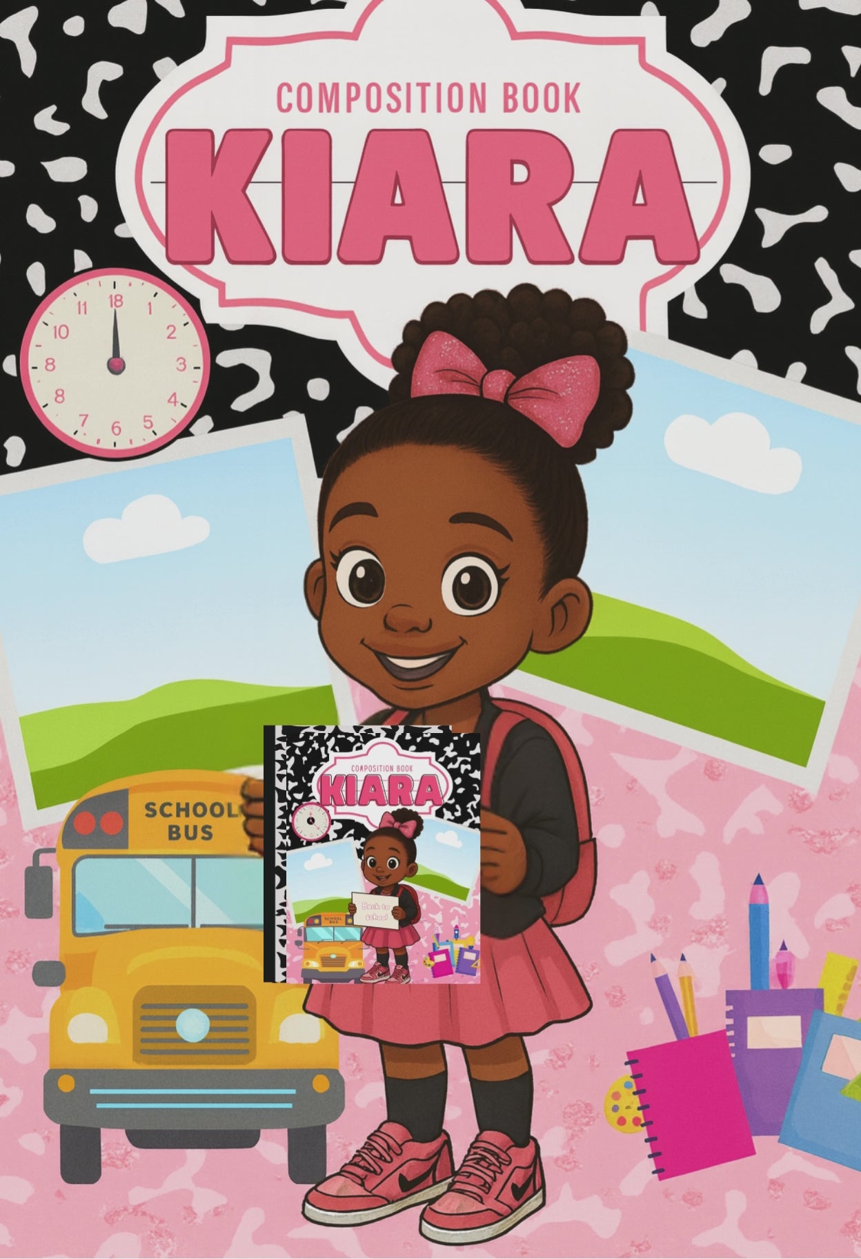 8 Editable Composition Notebooks