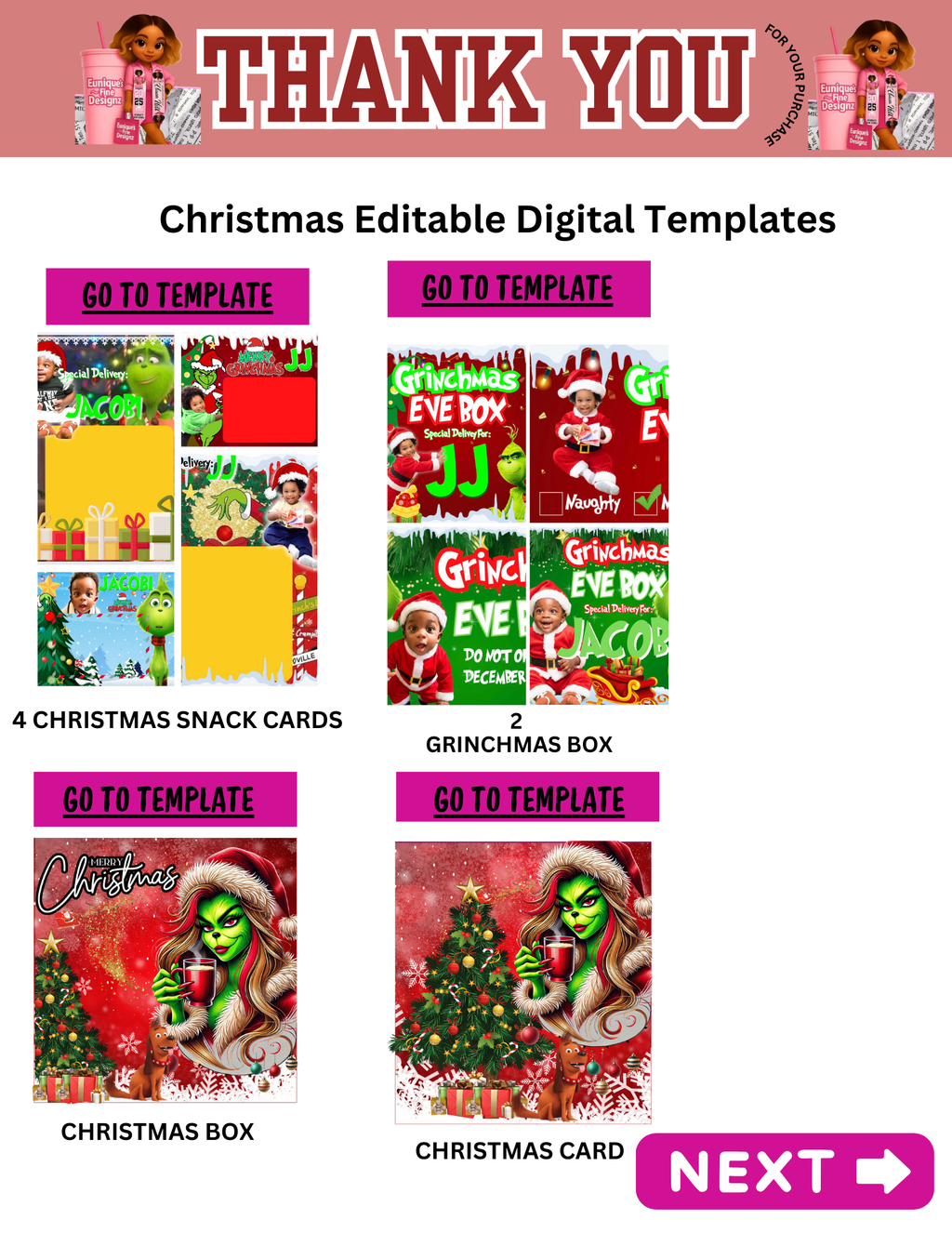 Christmas Digital Product Kit