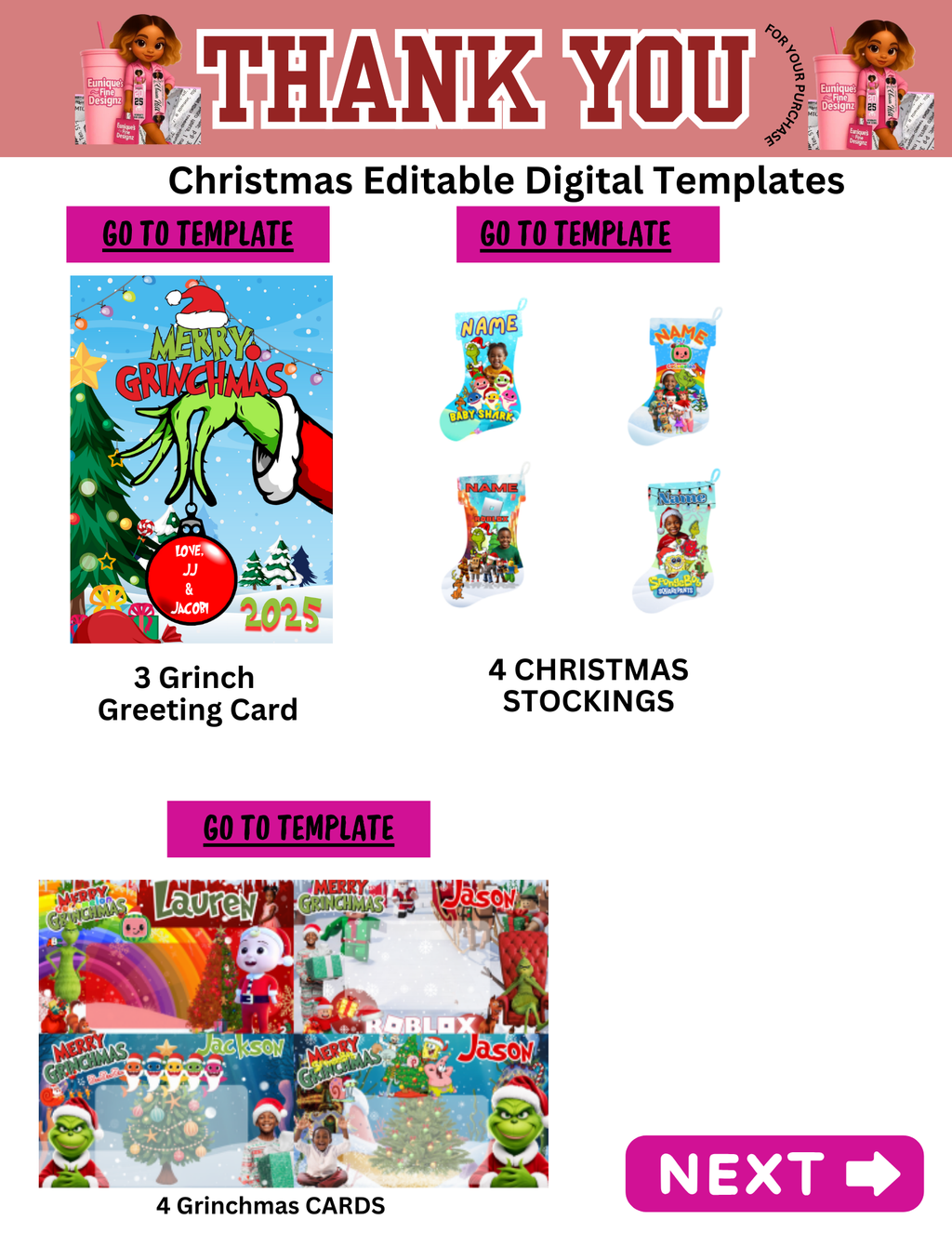 Christmas Digital Product Kit