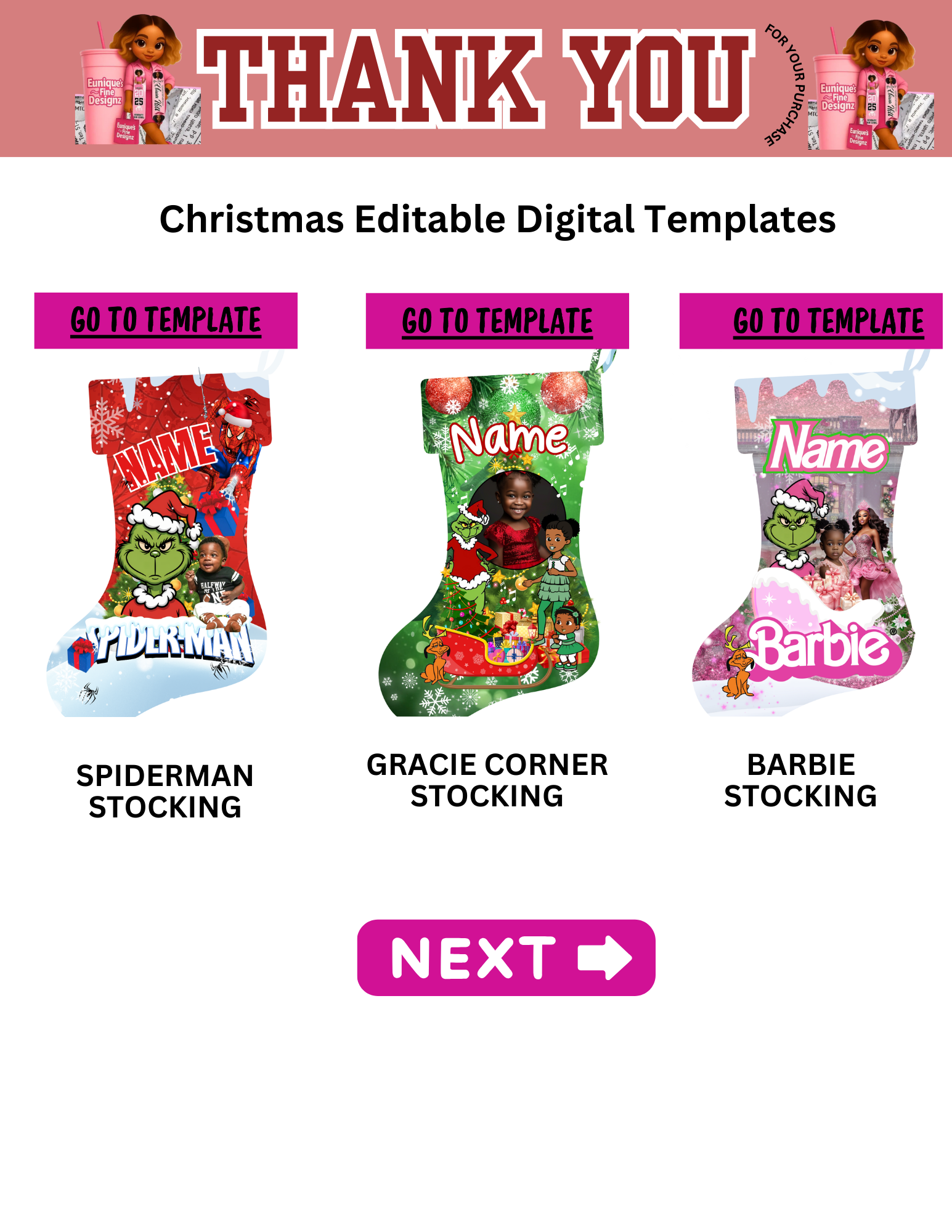 Christmas Digital Product Kit