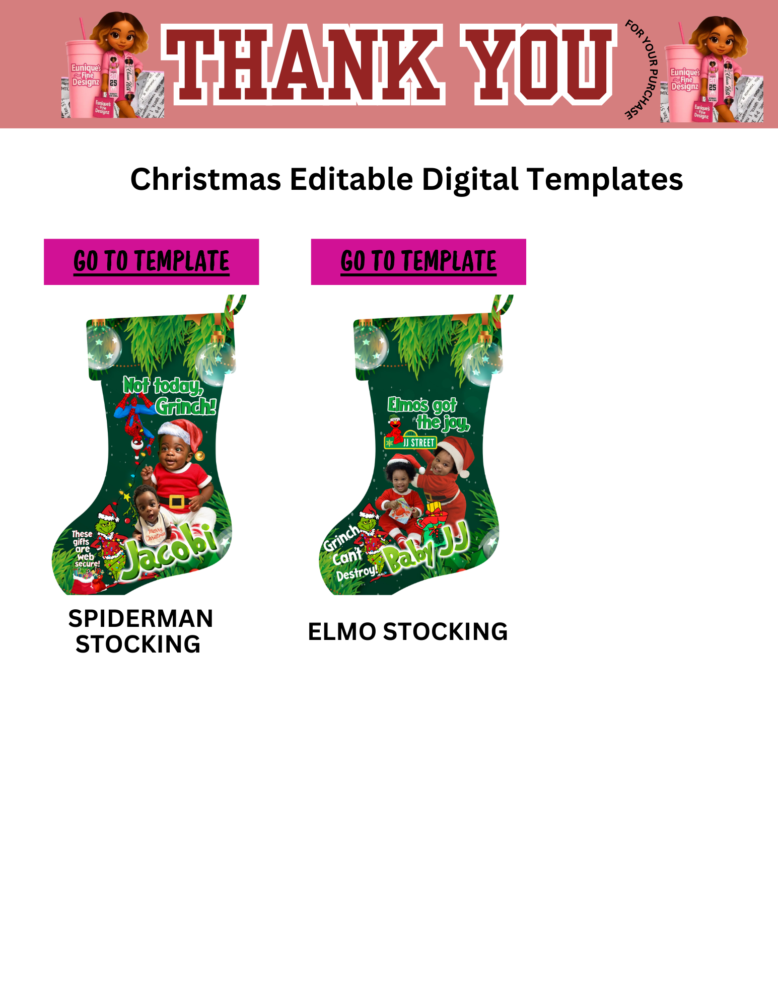Christmas Digital Product Kit