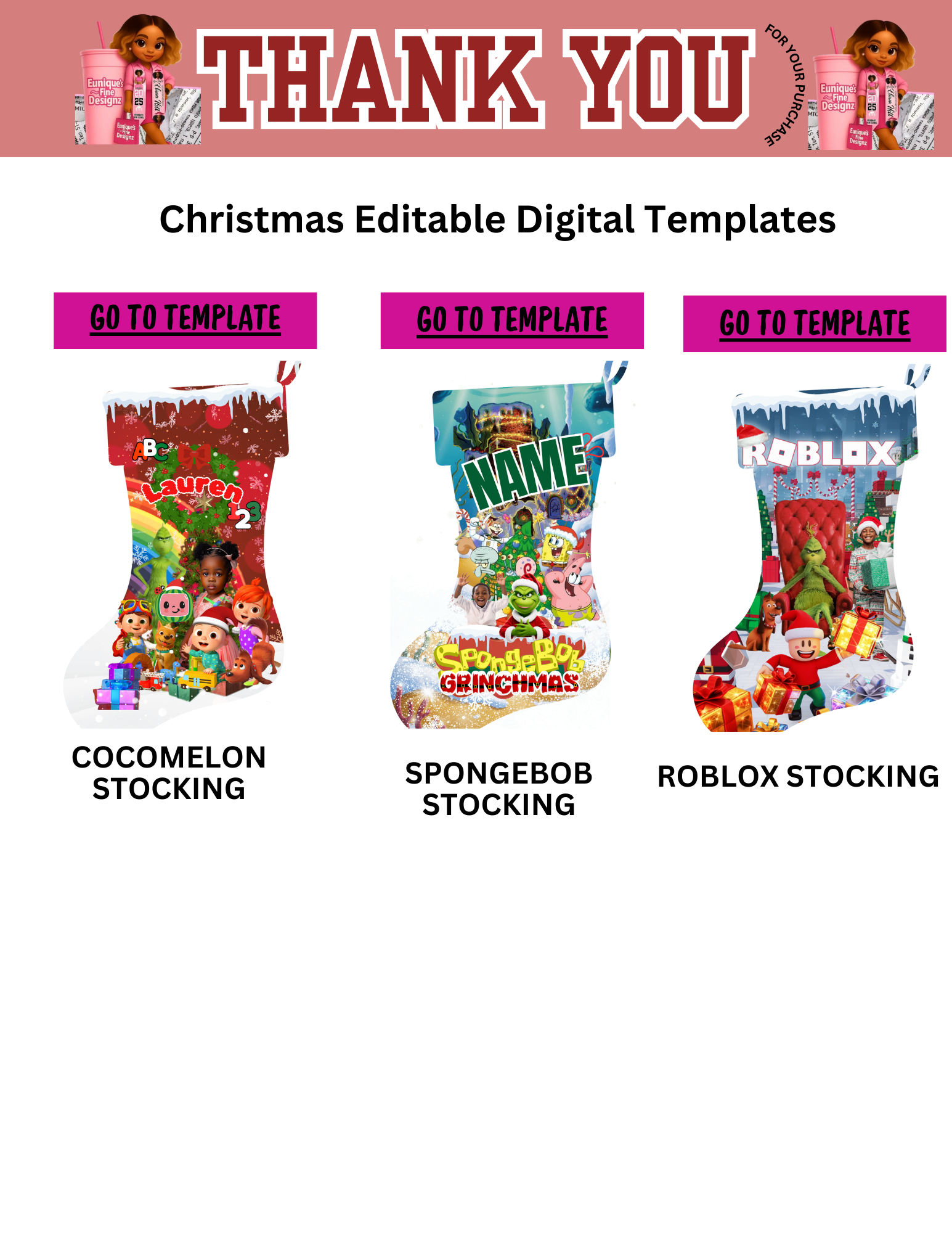 Christmas Digital Product Kit
