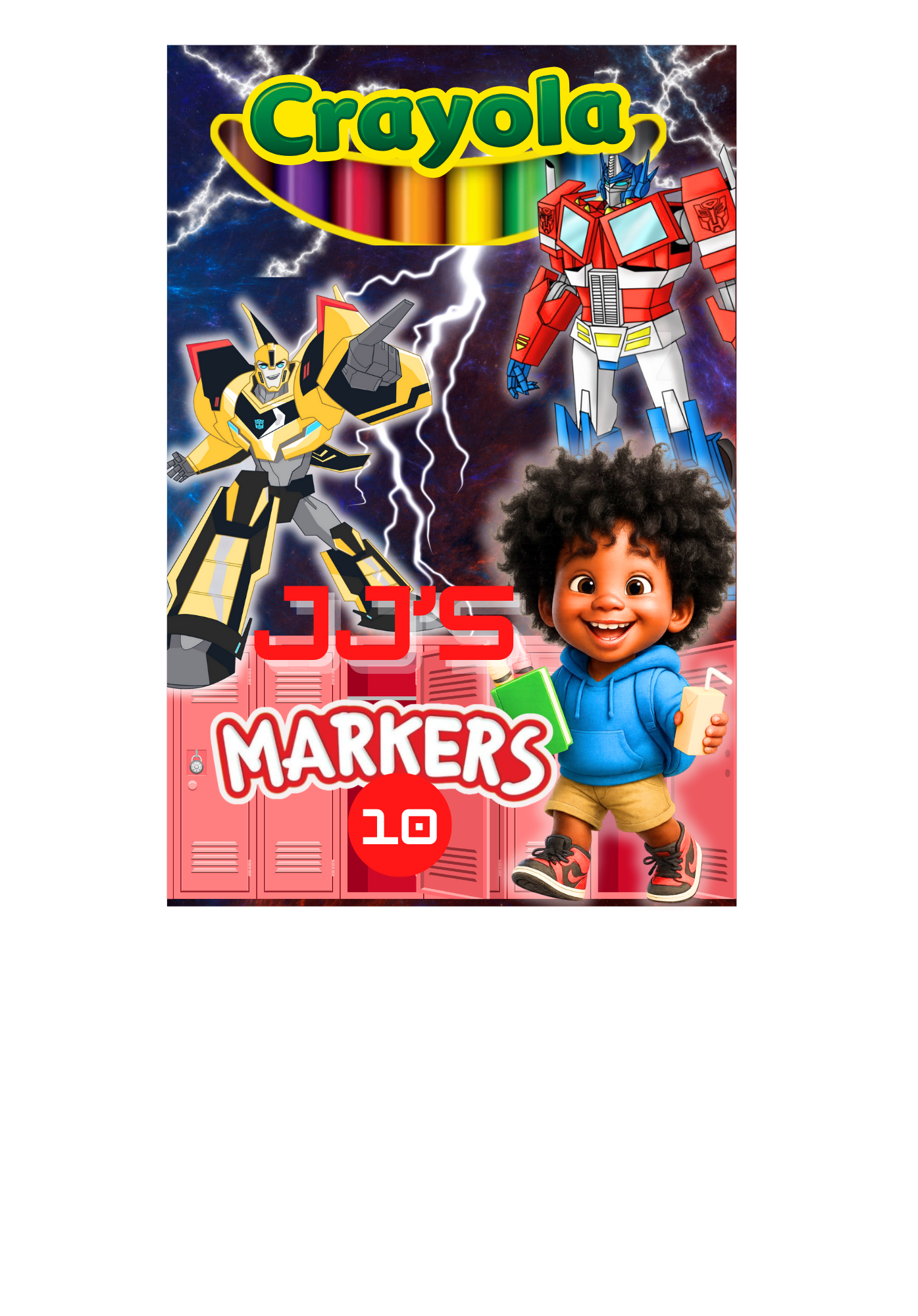 Tranformers School Supplies